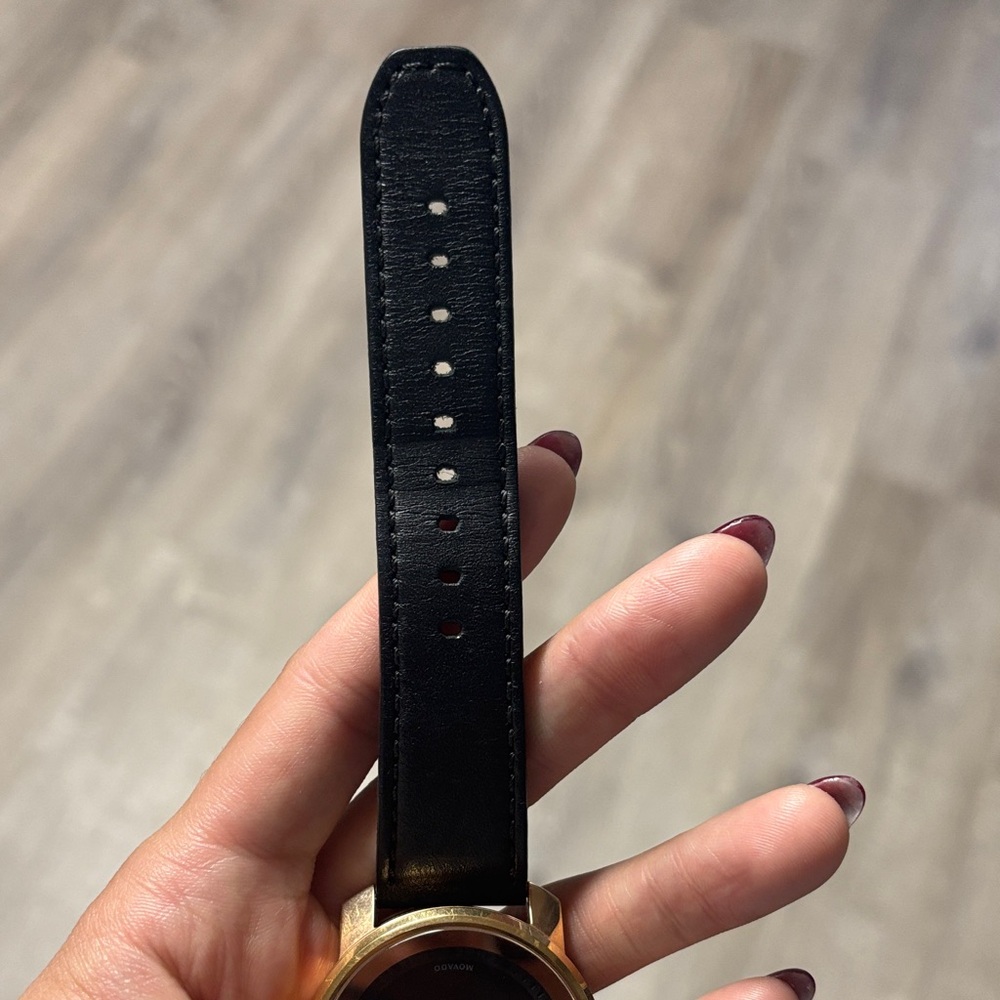 Movado Bold Black and Gold Timepiece - Picture 5 of 8